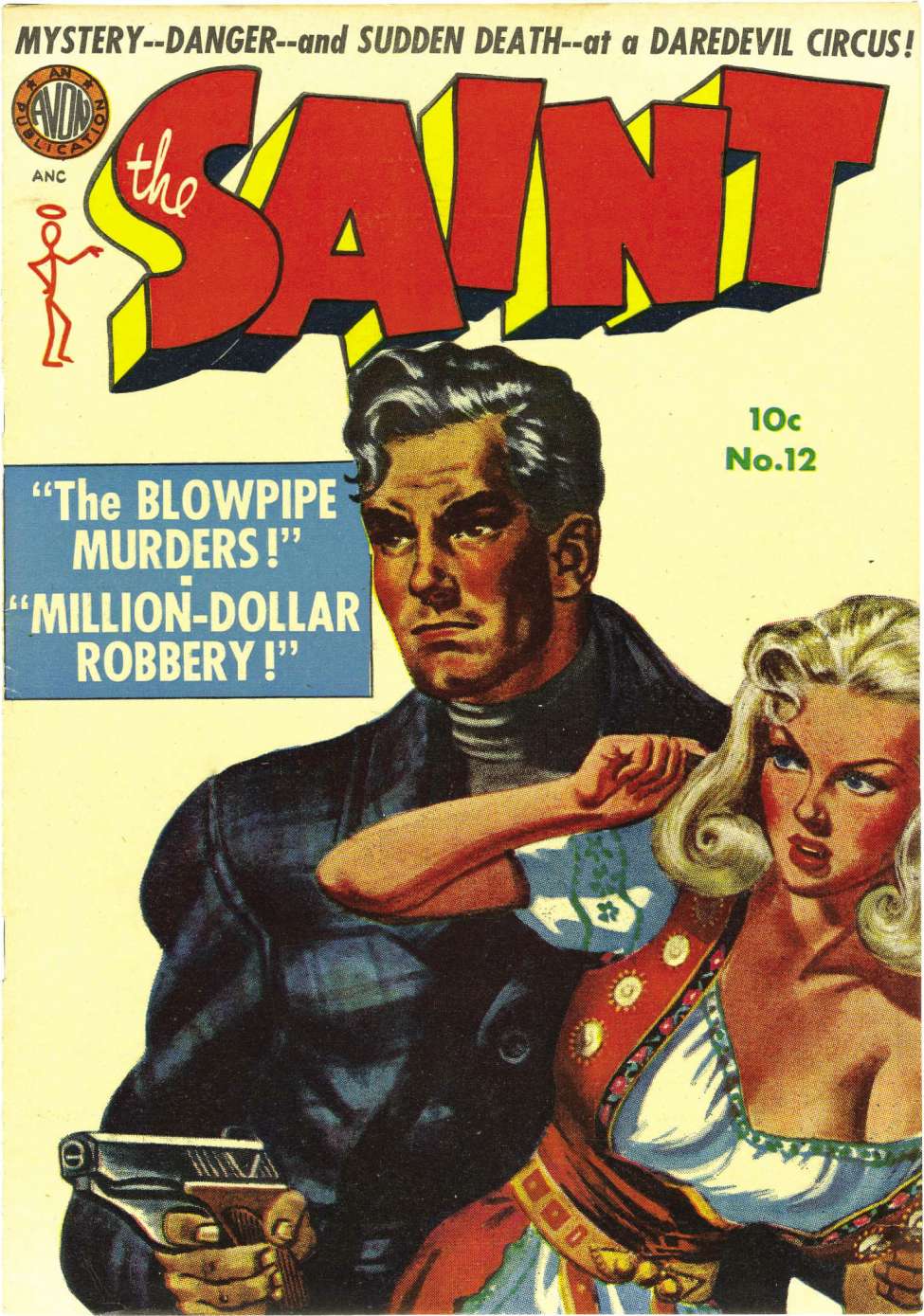 Comic Book Cover For The Saint 12