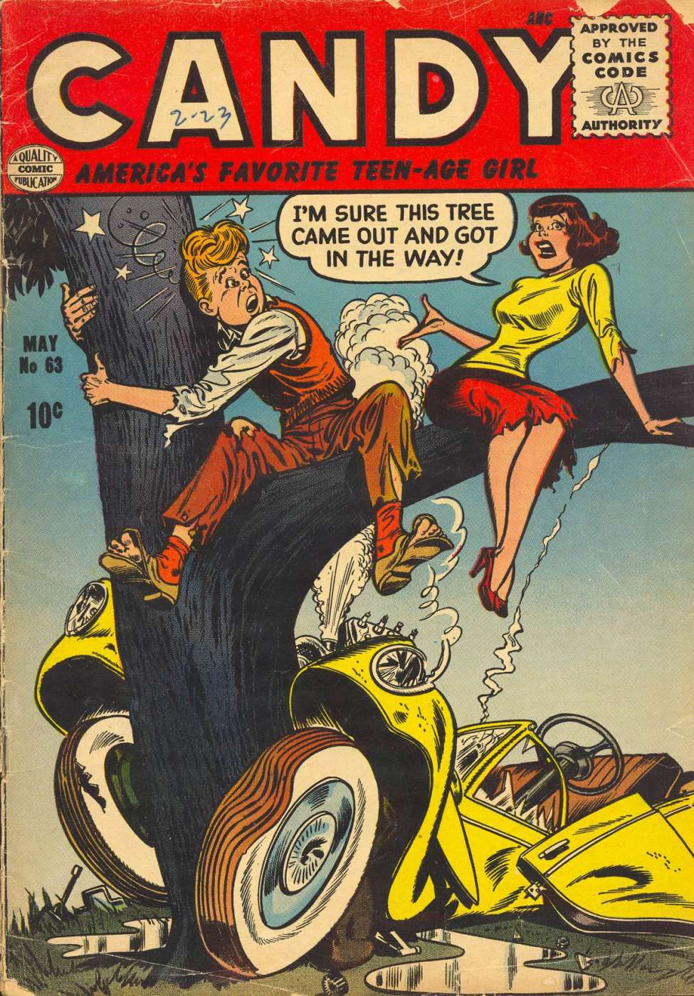 Comic Book Cover For Candy 63