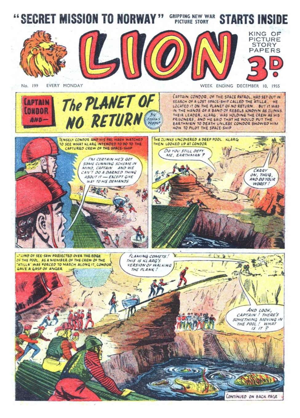 Comic Book Cover For Lion 199