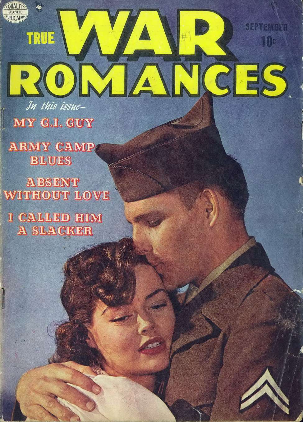 Comic Book Cover For True War Romances 1