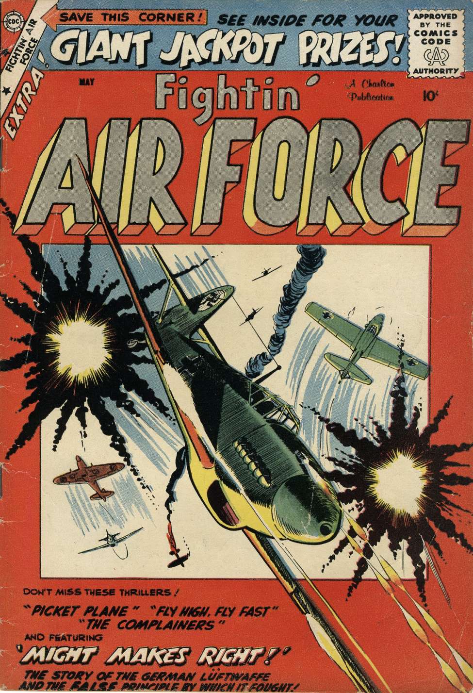 Comic Book Cover For Fightin' Air Force 15