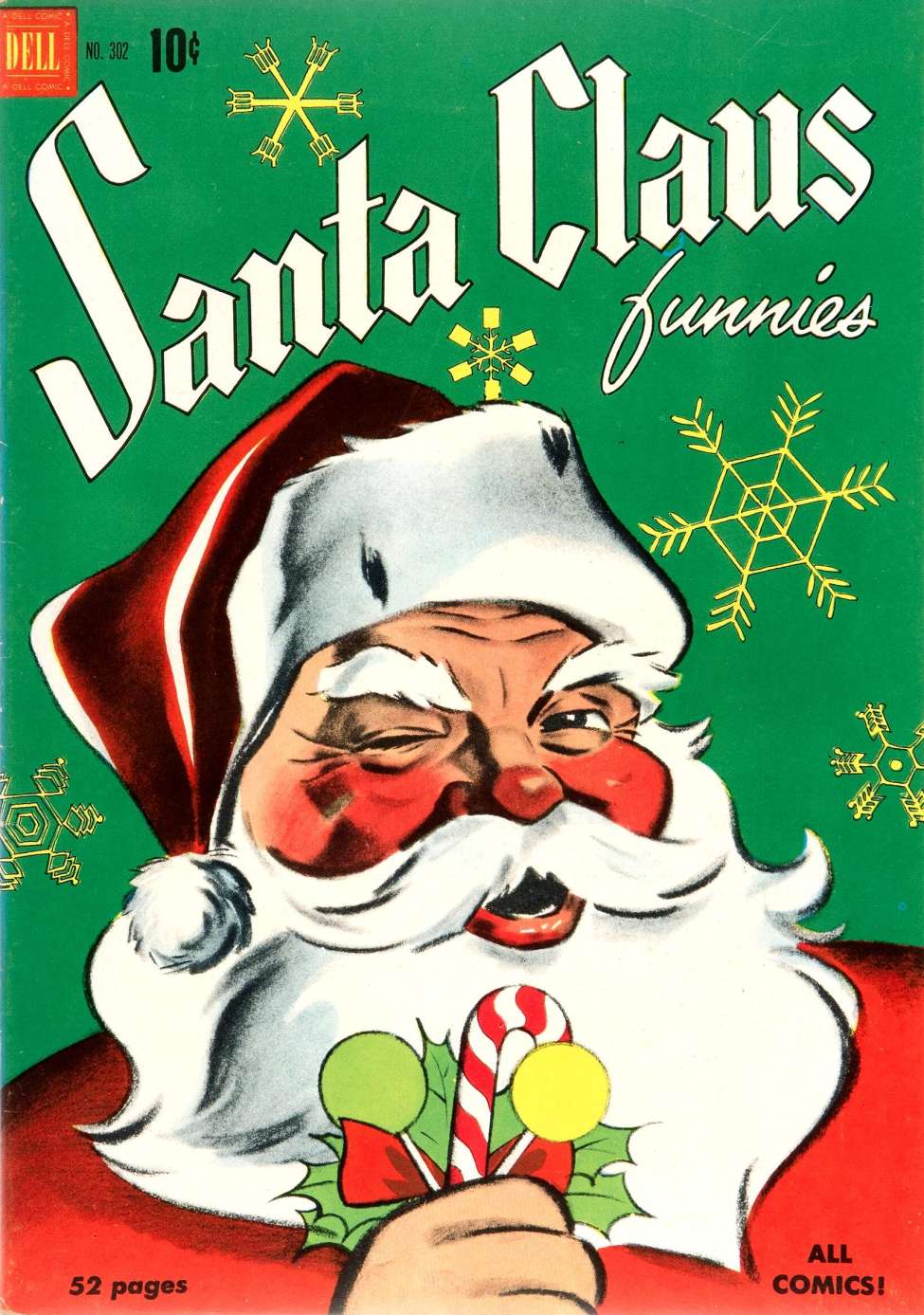 Comic Book Cover For 0302 - Santa Claus Funnies - Version 2