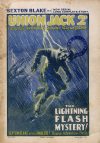 Cover For Union Jack 1222 - The Lightning-Flash Mystery!