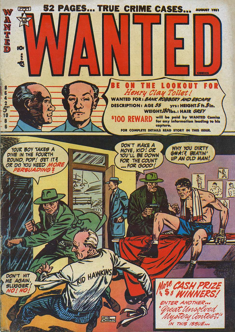 Book Cover For Wanted Comics 40