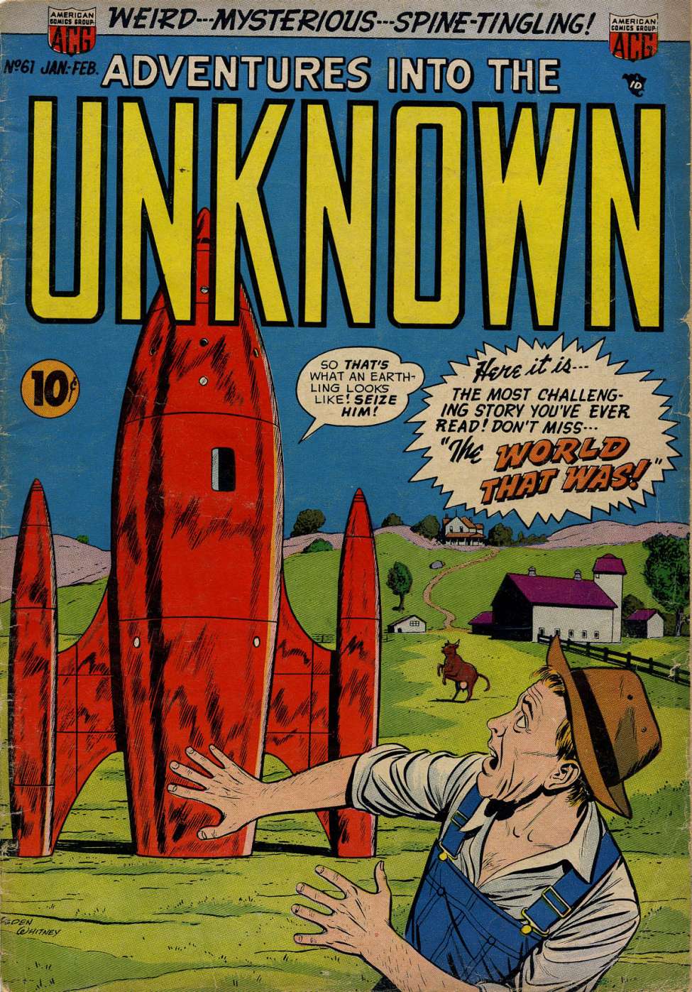 Book Cover For Adventures into the Unknown 61