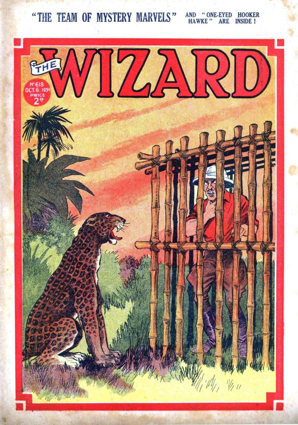 Comic Book Cover For The Wizard 618