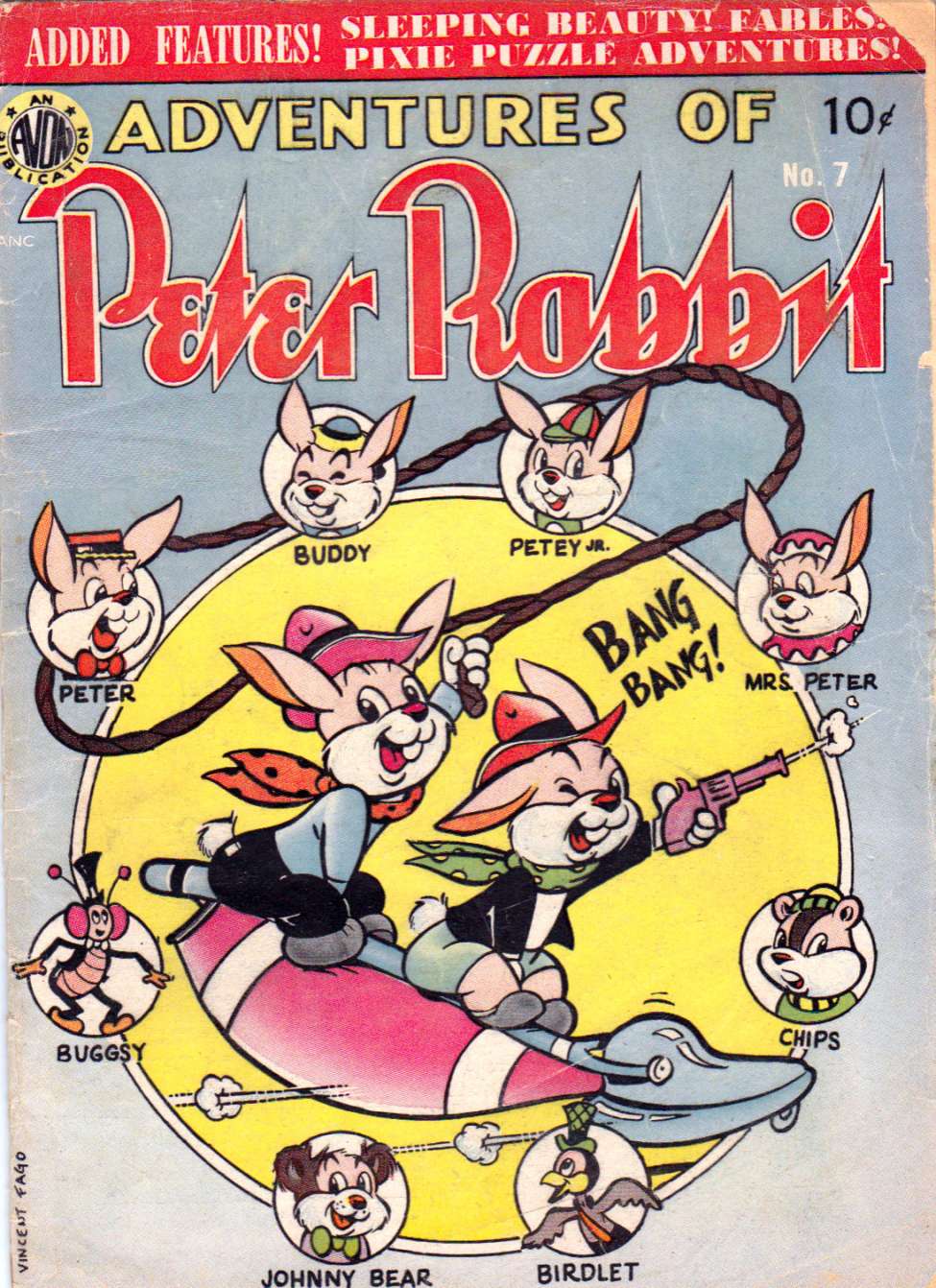 Comic Book Cover For Peter Rabbit 7