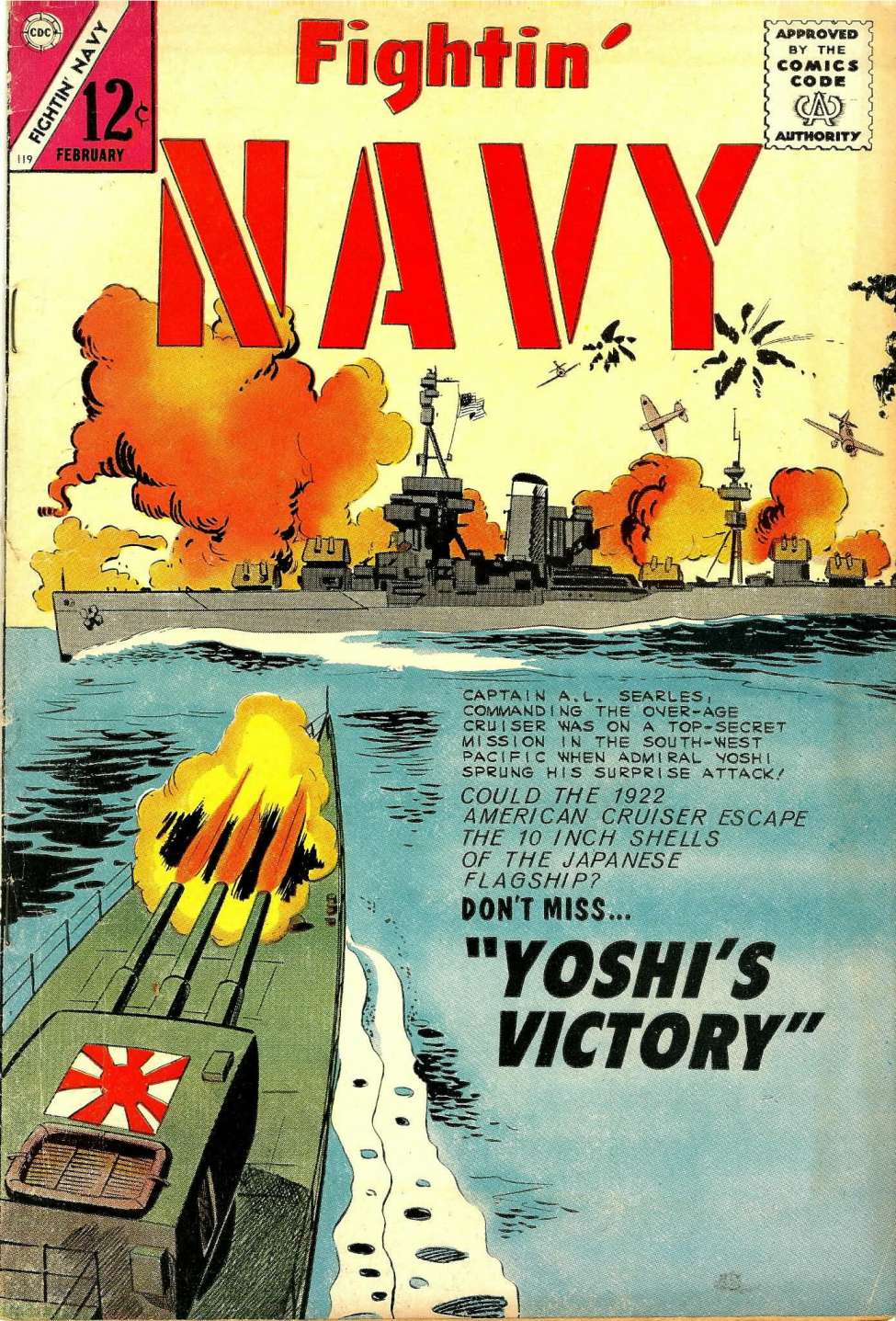 Comic Book Cover For Fightin' Navy 119