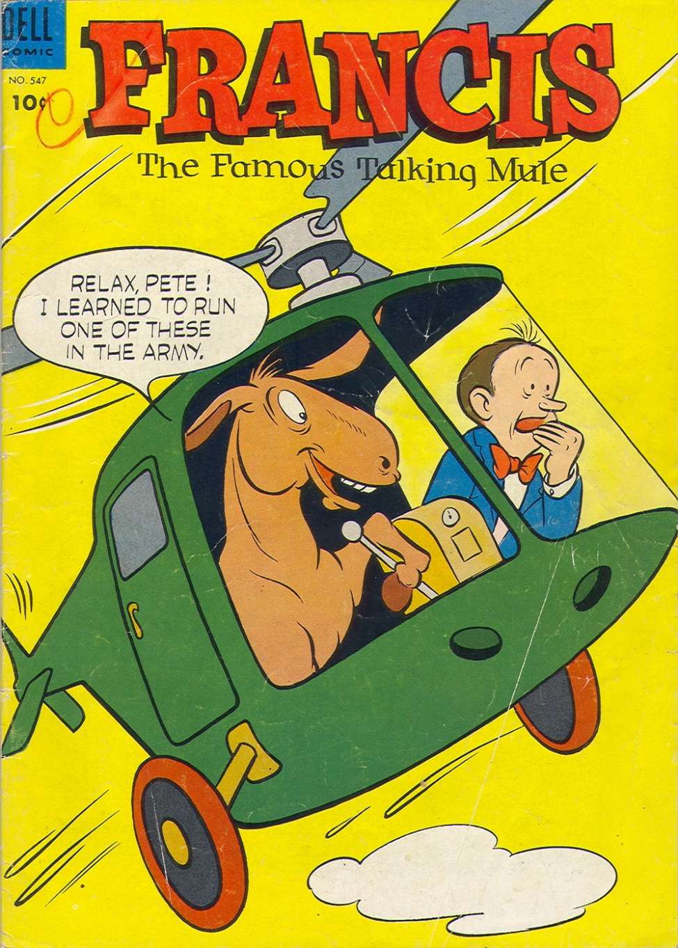 Comic Book Cover For 0547 - Francis, The Famous Talking Mule