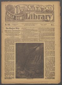 Large Thumbnail For Beadle's Half Dime Library 1165 - Shadow Ship