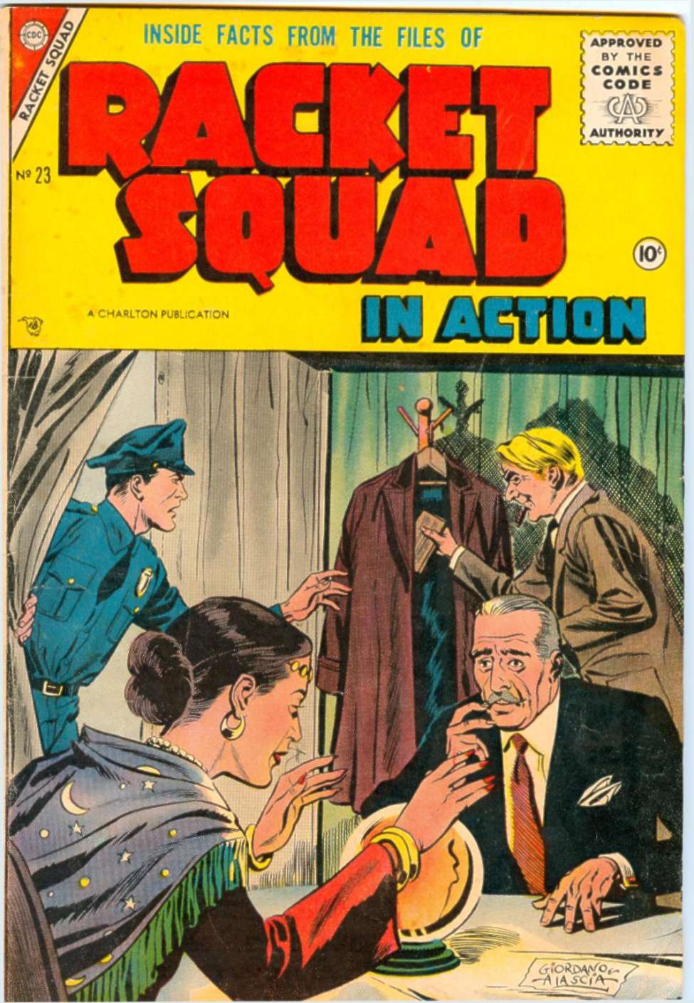 Comic Book Cover For Racket Squad in Action 23
