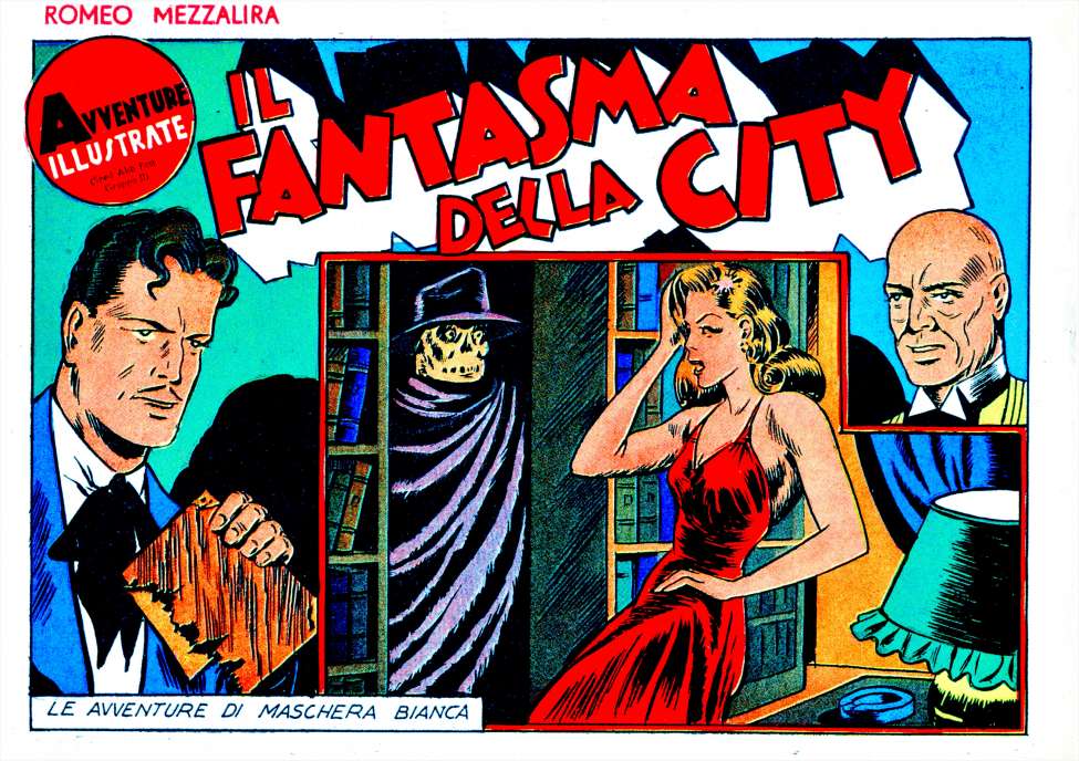 Comic Book Cover For Maschera Bianca 21 - Il Fantasma Della City