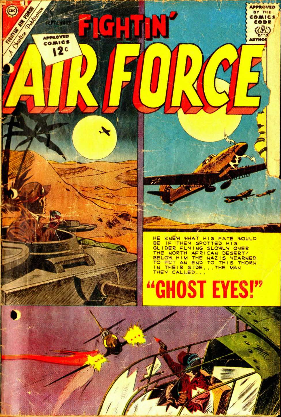 Comic Book Cover For Fightin' Air Force 34