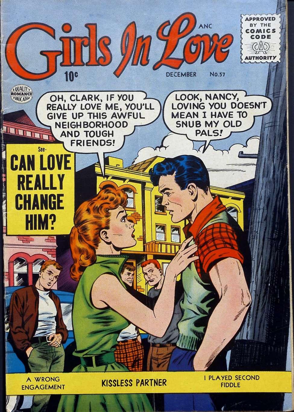 Comic Book Cover For Girls in Love 57