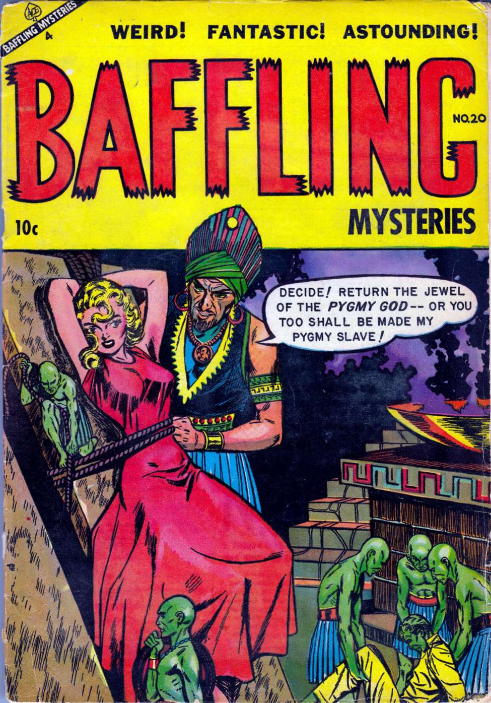 Book Cover For Baffling Mysteries 20 (alt) - Version 2