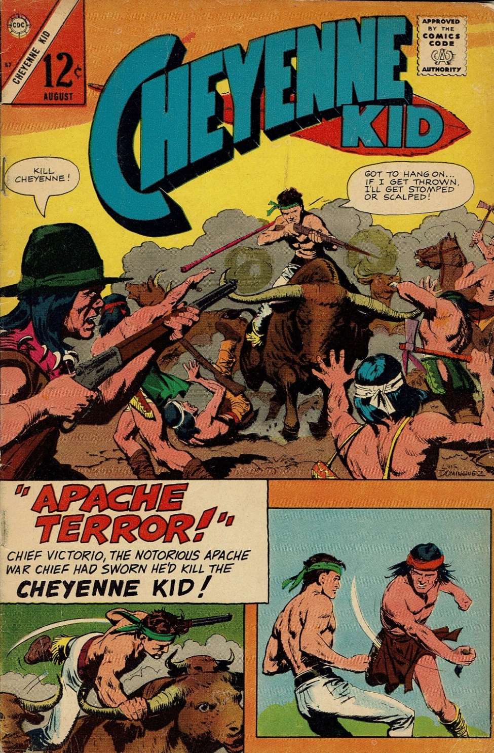 Comic Book Cover For Cheyenne Kid 57