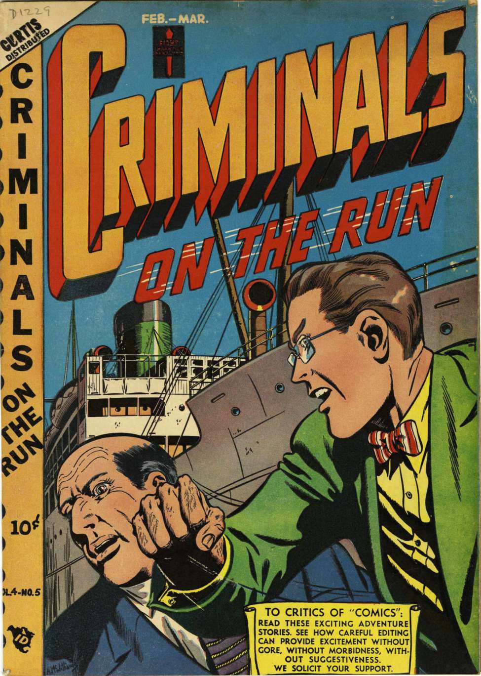 Book Cover For Criminals on the Run v4 5
