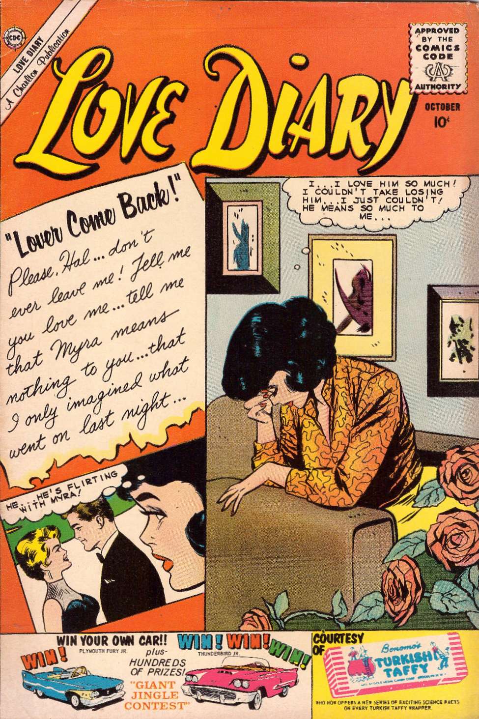 Comic Book Cover For Love Diary 12