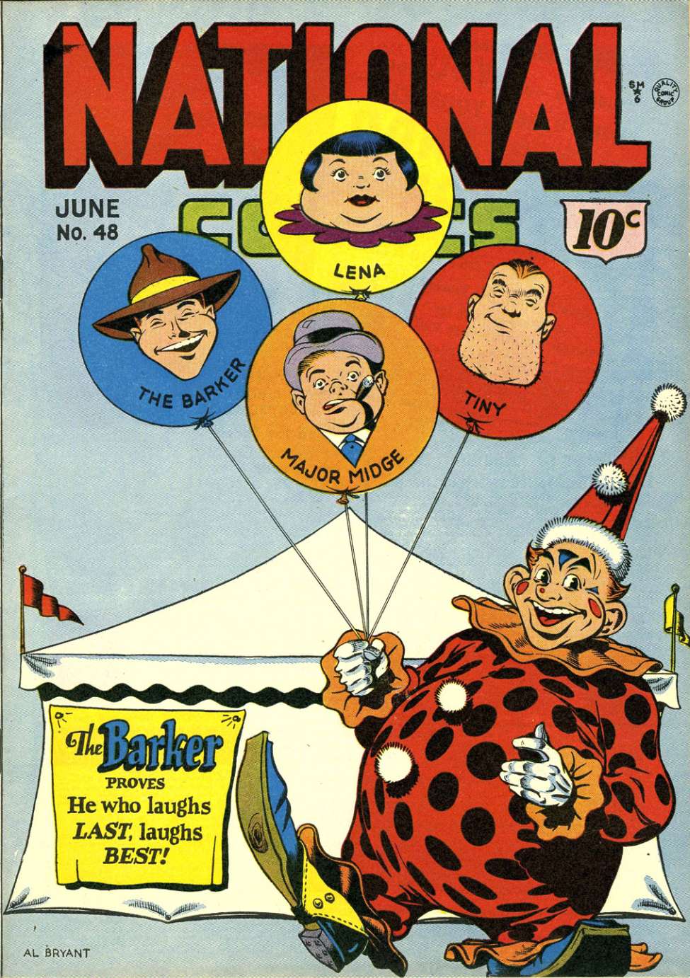 Comic Book Cover For National Comics 48
