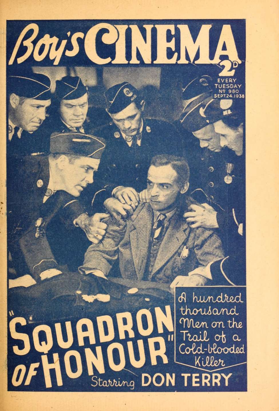 Comic Book Cover For Boy's Cinema 980 - Squadron of Honor - Don Terry