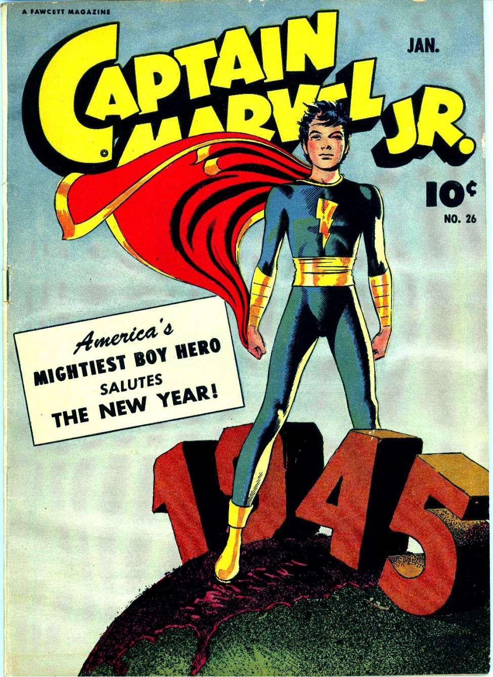 Comic Book Cover For Captain Marvel Jr. 26