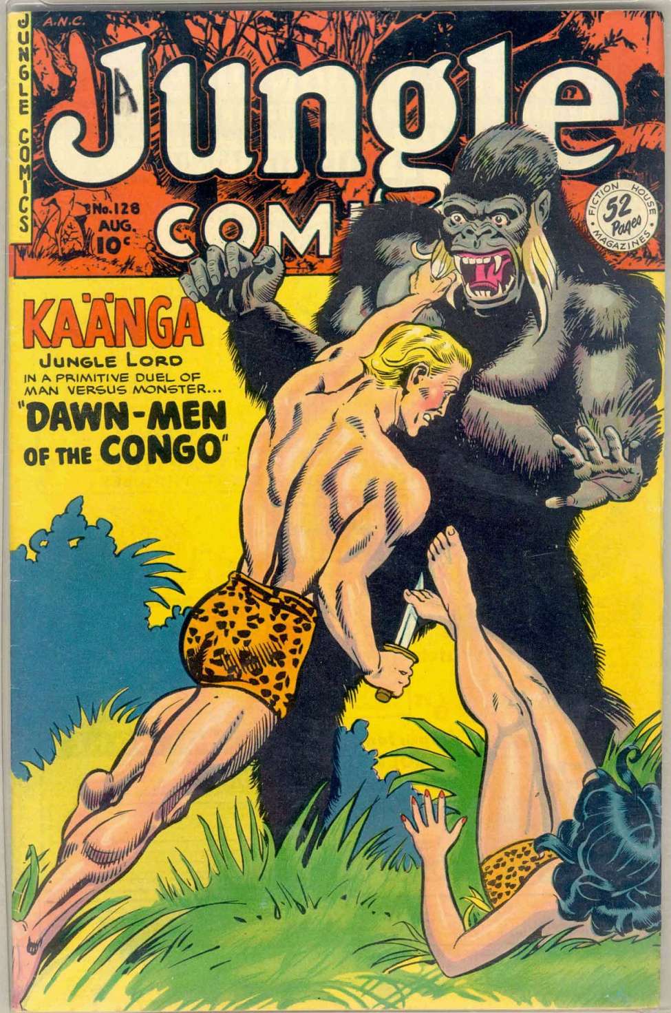 Comic Book Cover For Jungle Comics 128