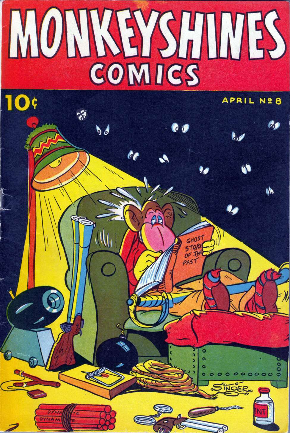Comic Book Cover For Monkeyshines Comics 8