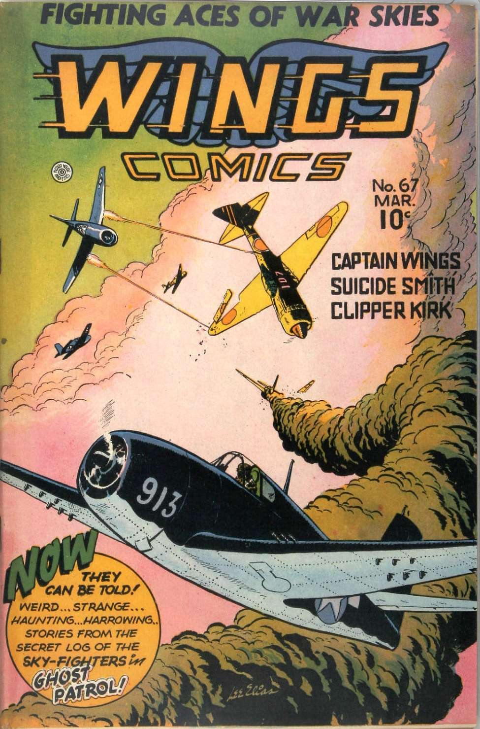 Comic Book Cover For Wings Comics 67