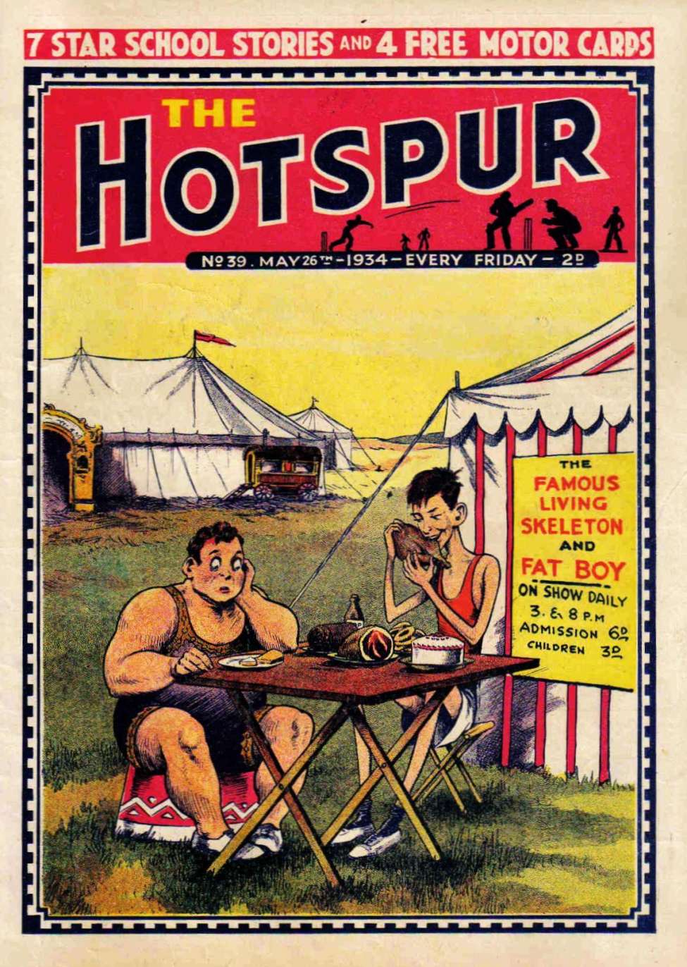 Comic Book Cover For The Hotspur 39