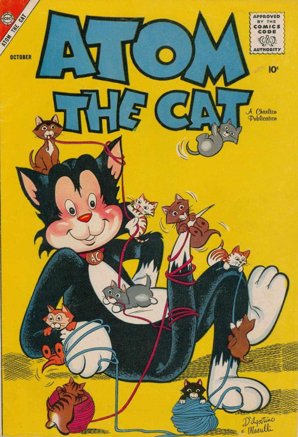 Comic Book Cover For Atom the Cat 13