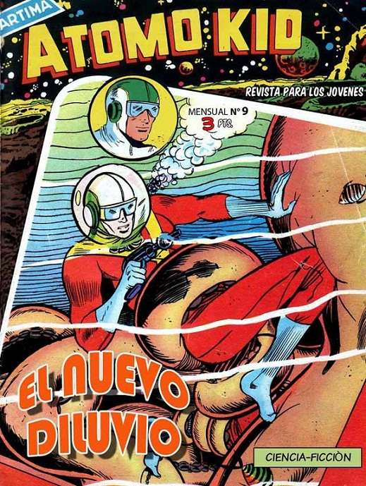 Comic Book Cover For Atomo Kid 9 El nuevo diluvio
