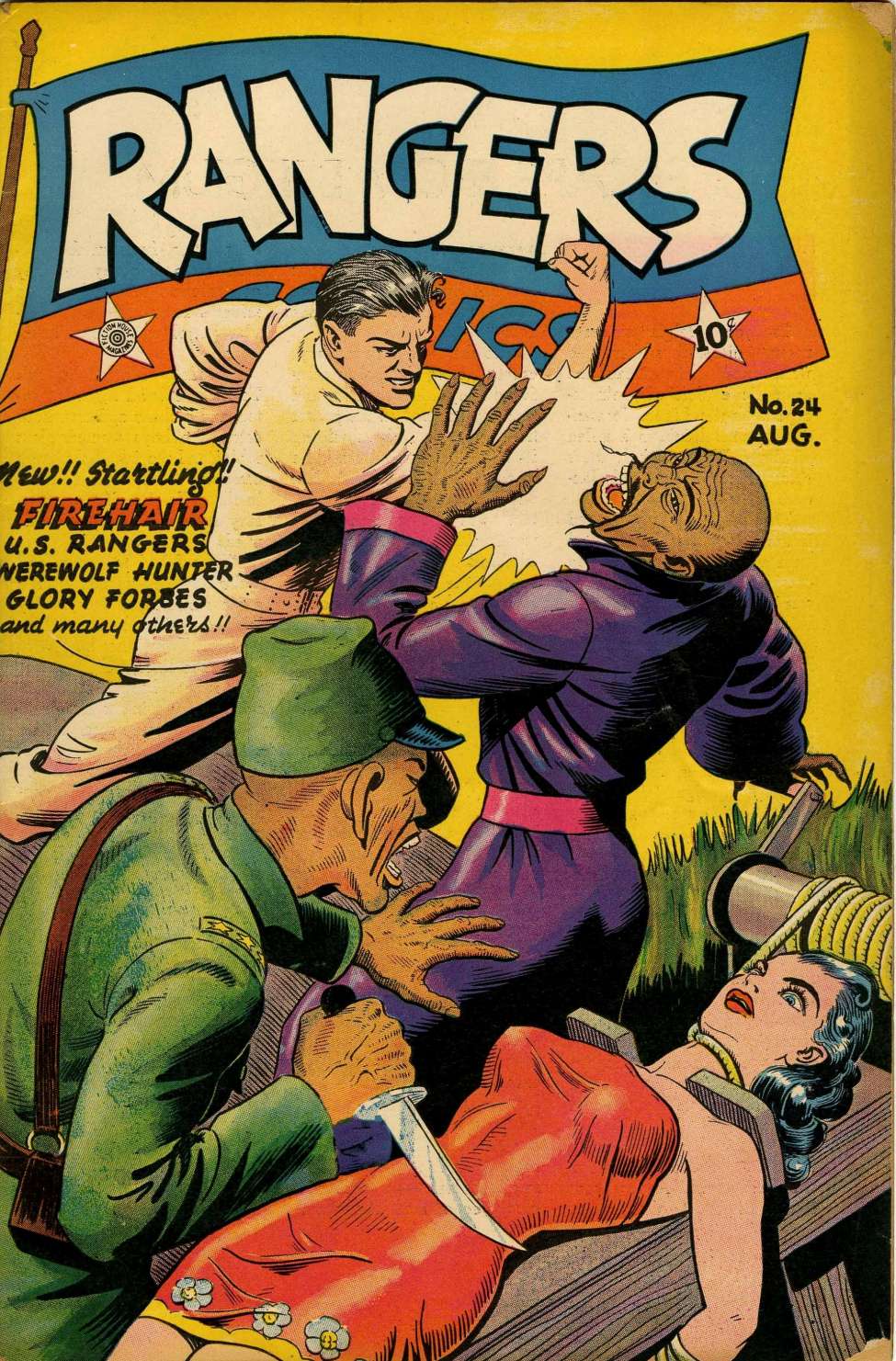 Comic Book Cover For Rangers Comics 24