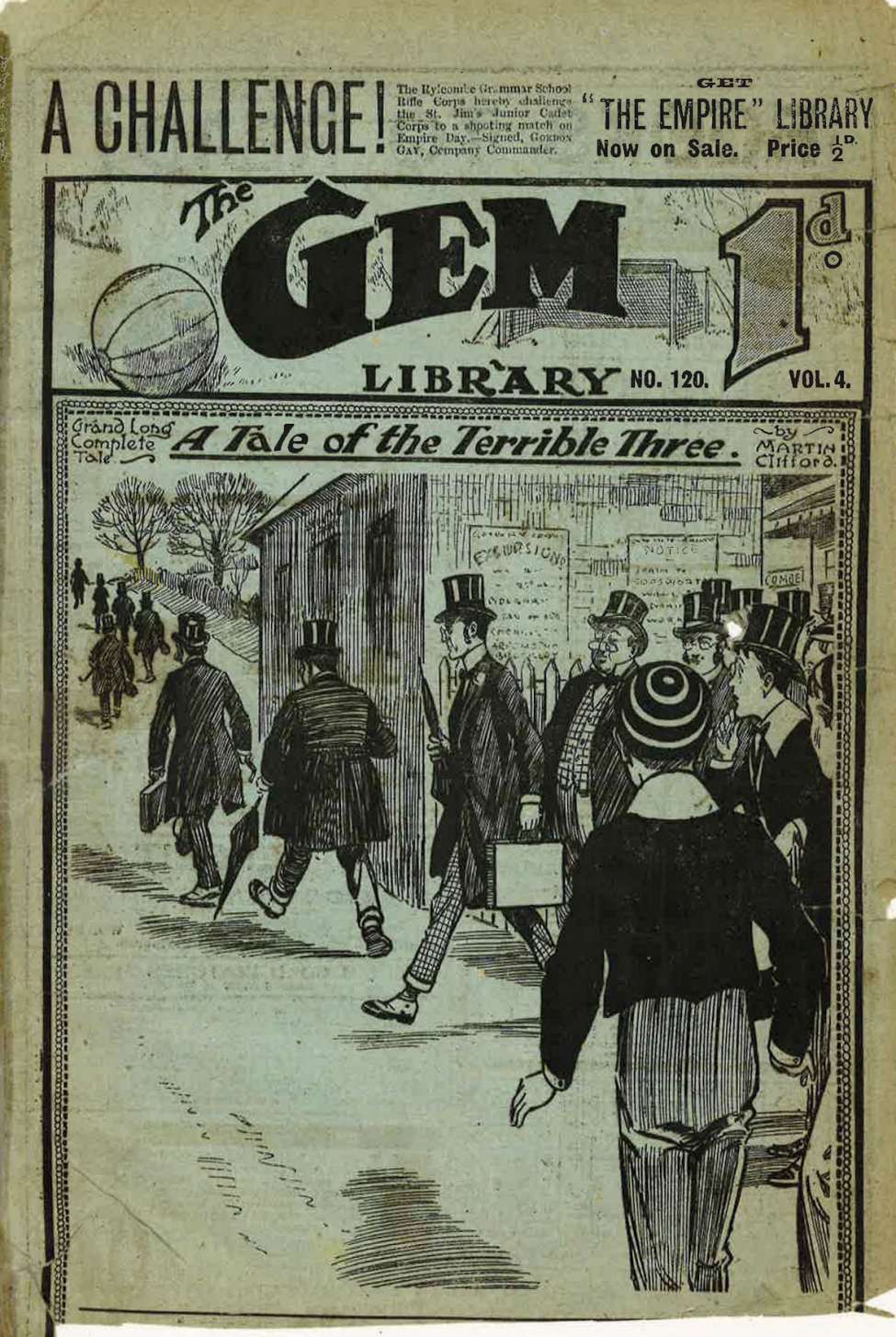 Comic Book Cover For The Gem v2 120 - The Terrible Three’s Committee