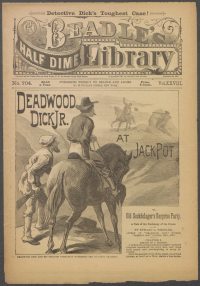 Large Thumbnail For Beadle's Half Dime Library 704 - Deadwood Dick Jr. at Jack-Pot