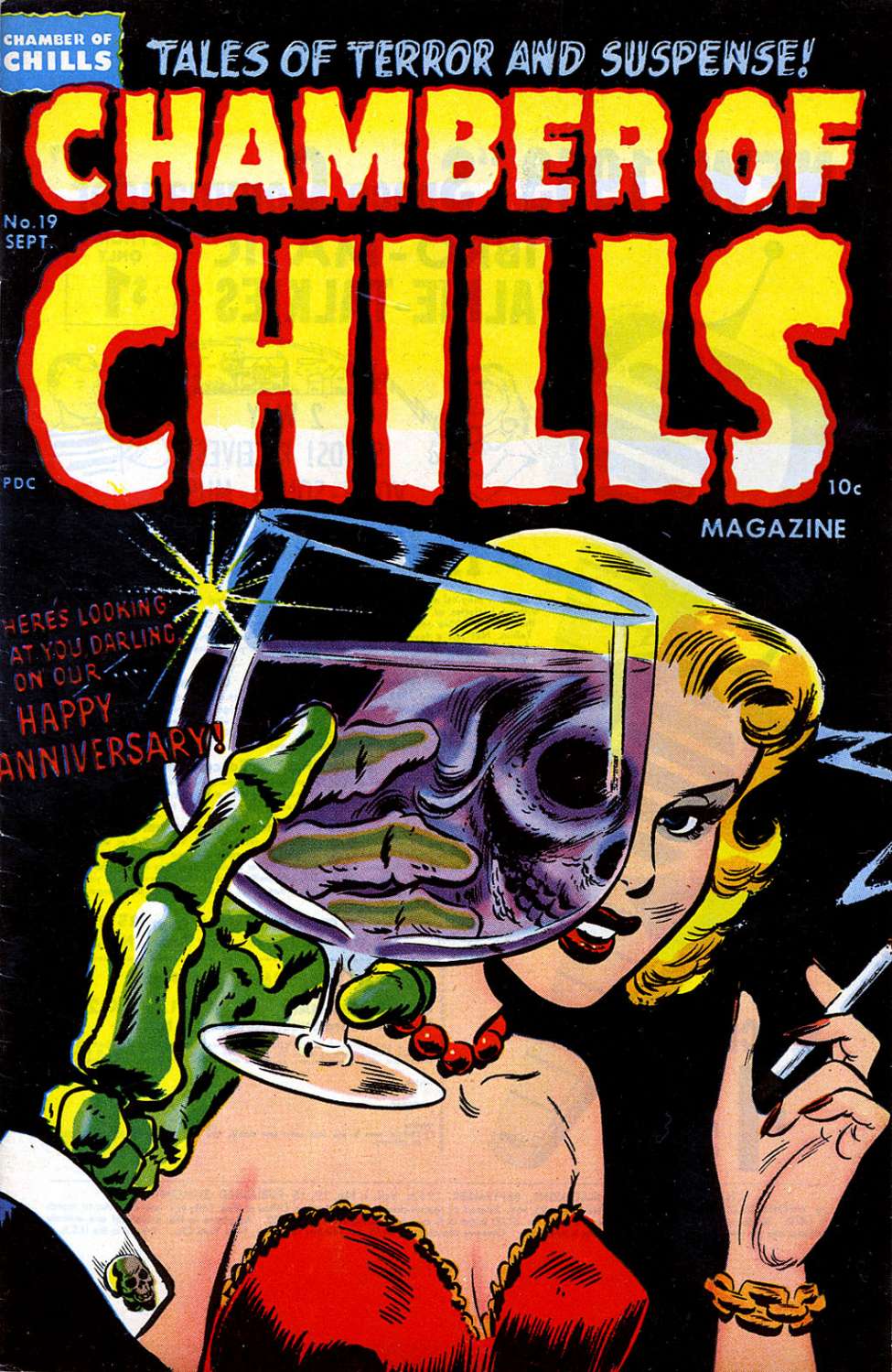 Comic Book Cover For Chamber of Chills 19