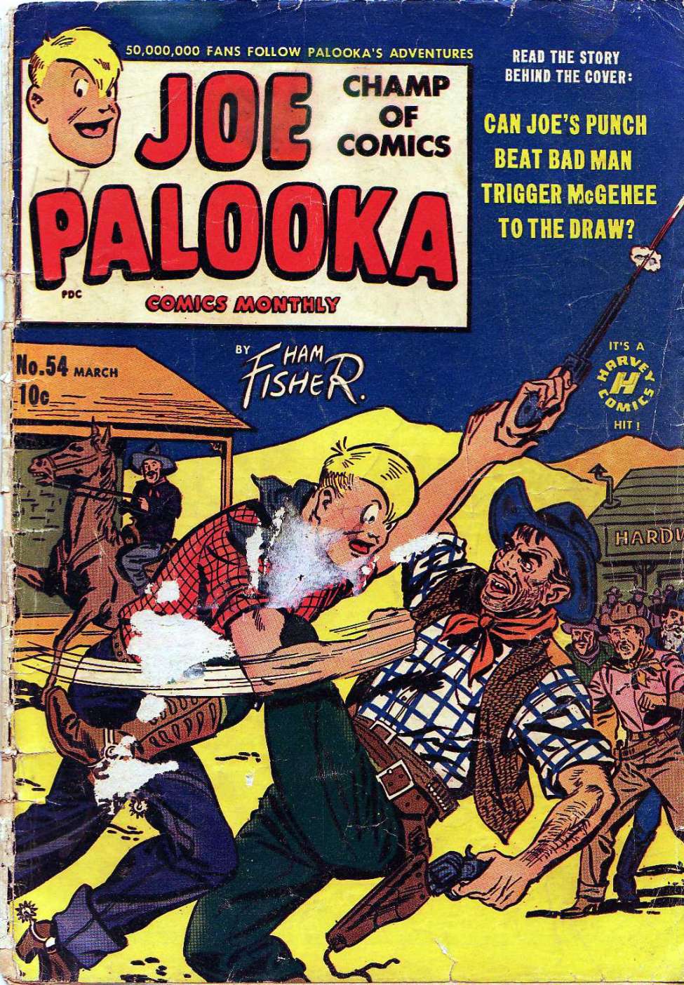 Book Cover For Joe Palooka Comics 54