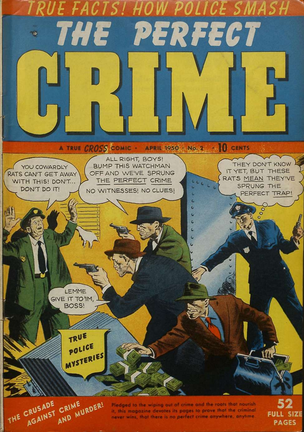 Comic Book Cover For The Perfect Crime 2
