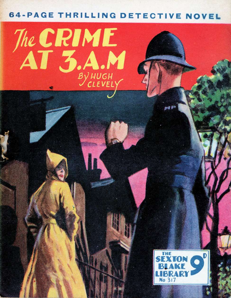 Comic Book Cover For Sexton Blake Library S3 317 - The Crime at 3.a.m