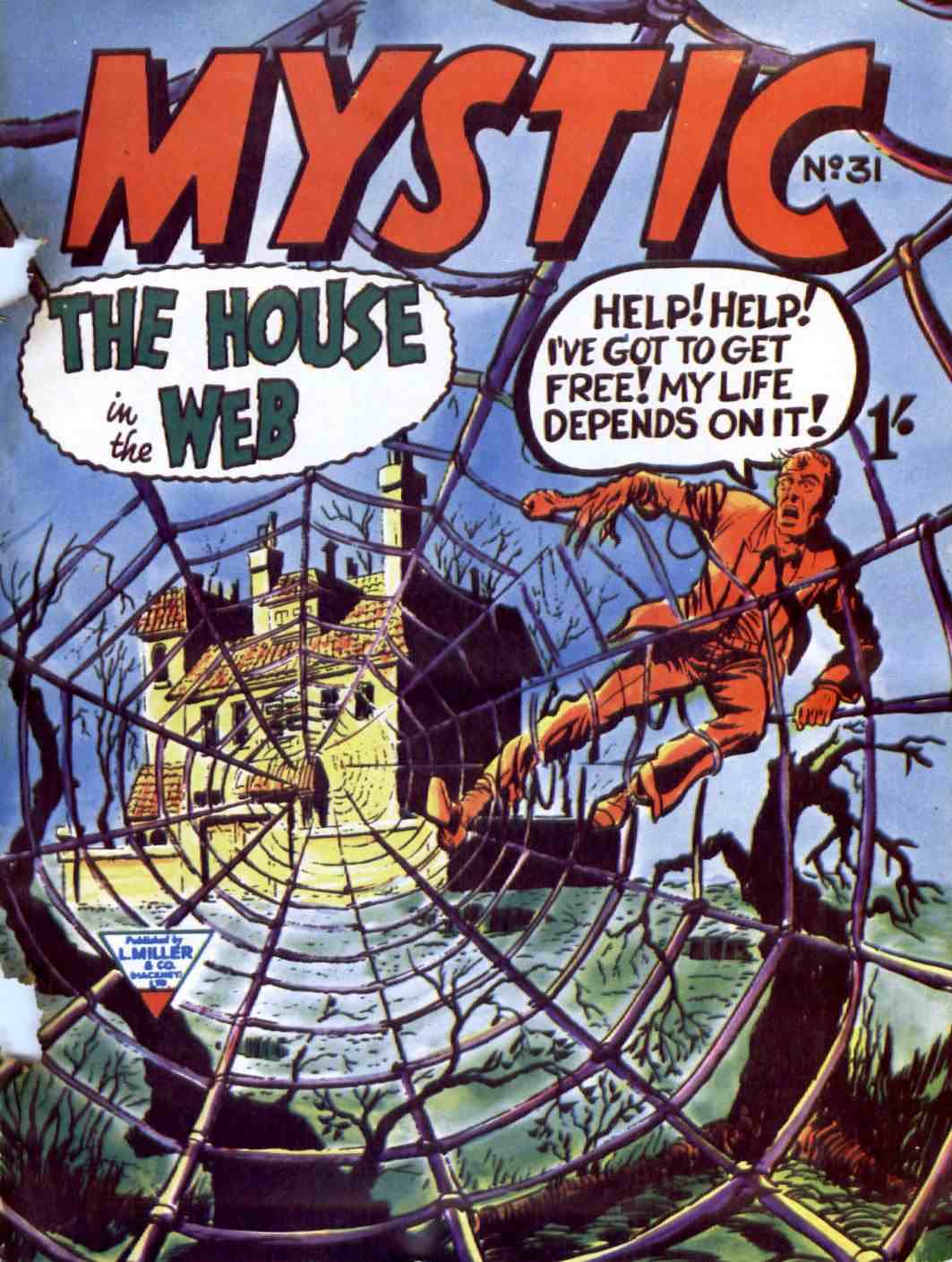 Comic Book Cover For Mystic 31