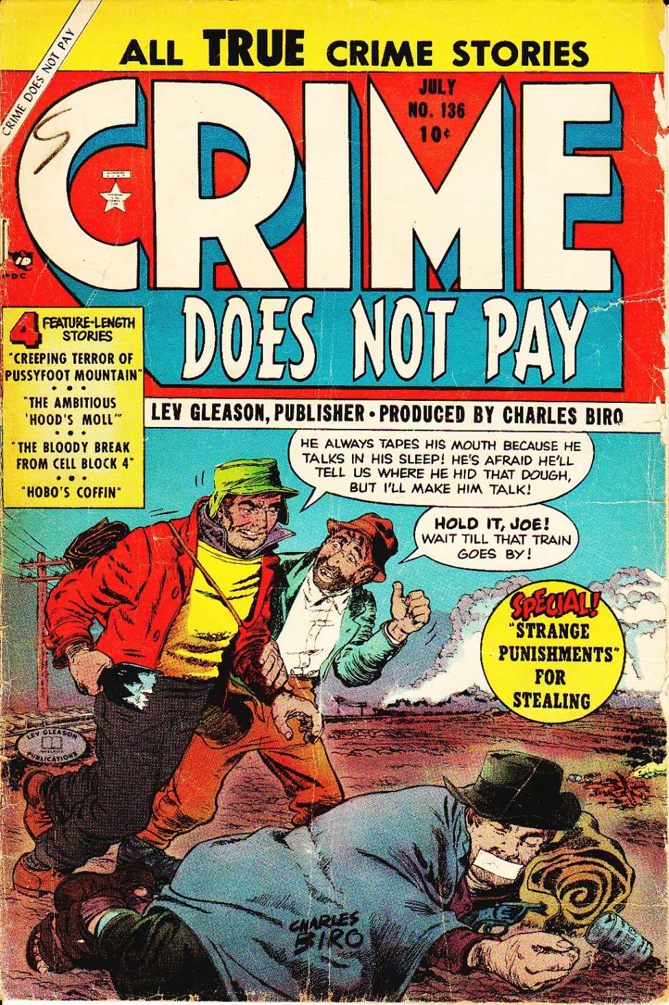 Book Cover For Crime Does Not Pay 136