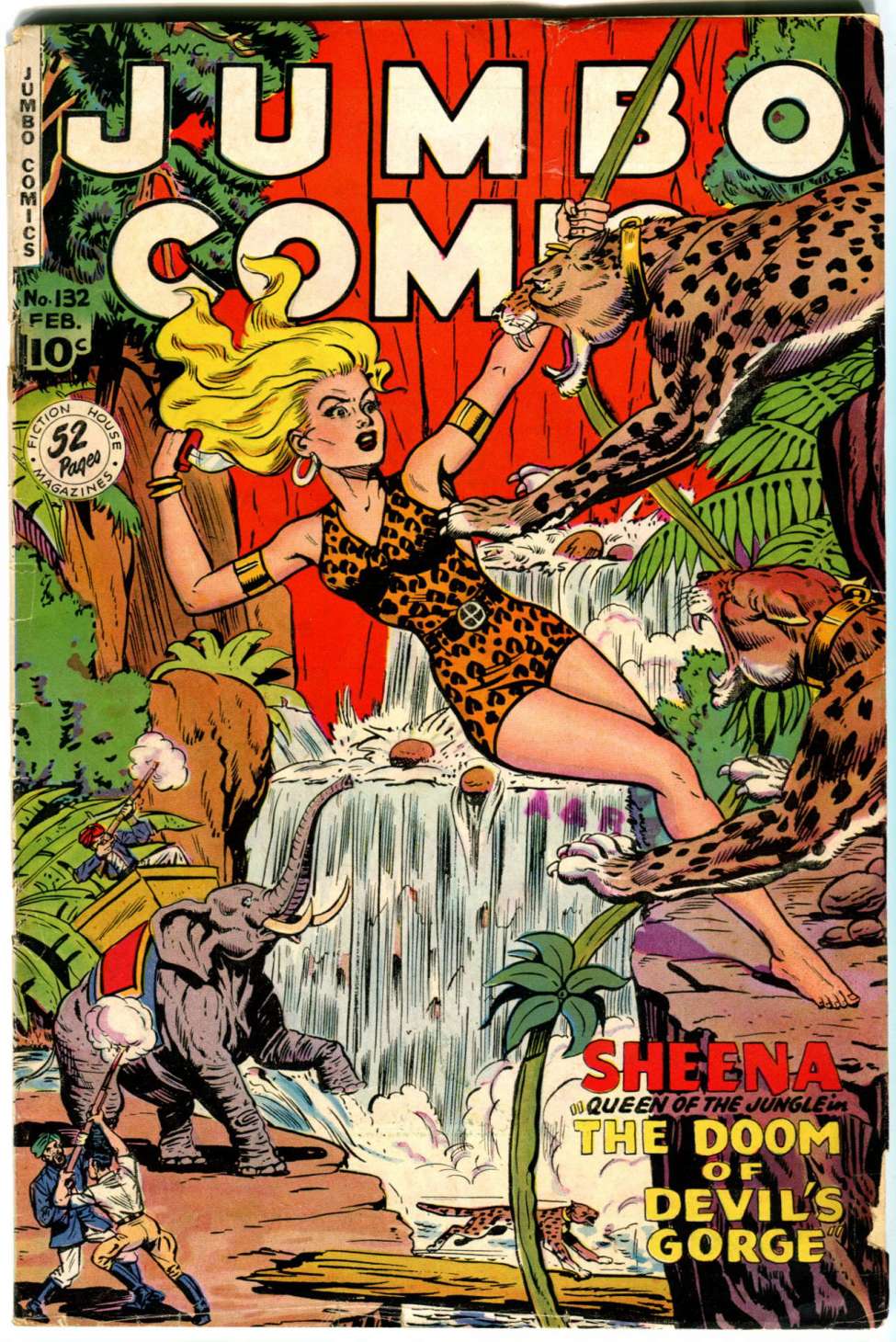 Comic Book Cover For Jumbo Comics 132