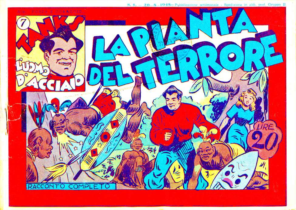 Comic Book Cover For Tanks L'Uomo D'Acciaio v2 7 - La Pianta Del Terrore