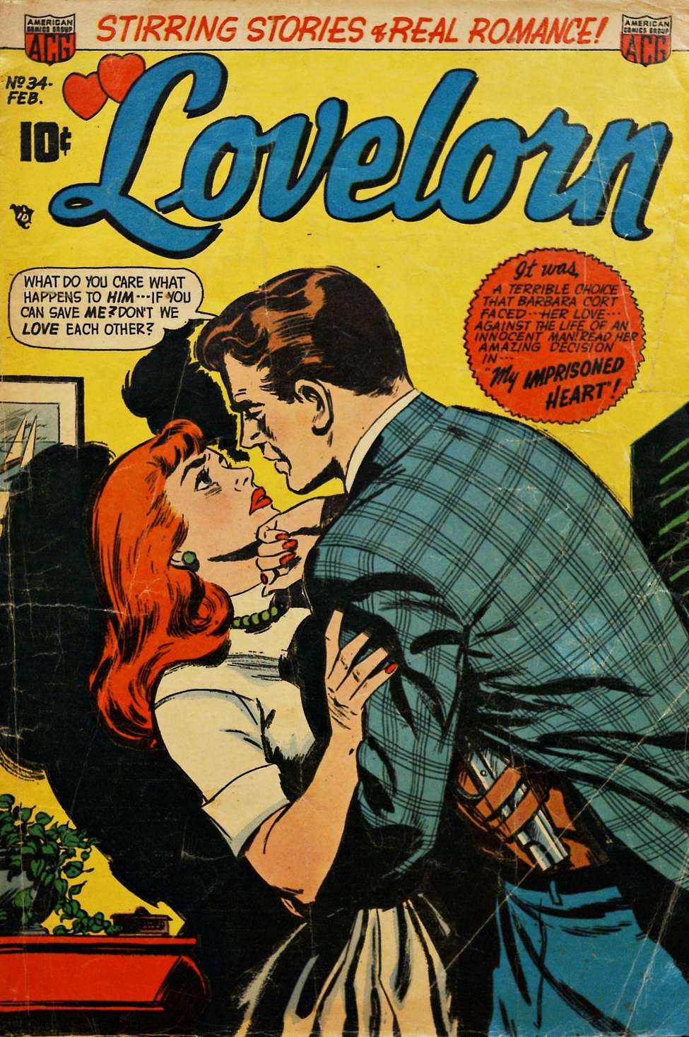 Comic Book Cover For Lovelorn 34