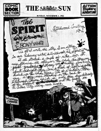 Large Thumbnail For The Spirit (1942-11-01) - Baltimore Sun (b/w)