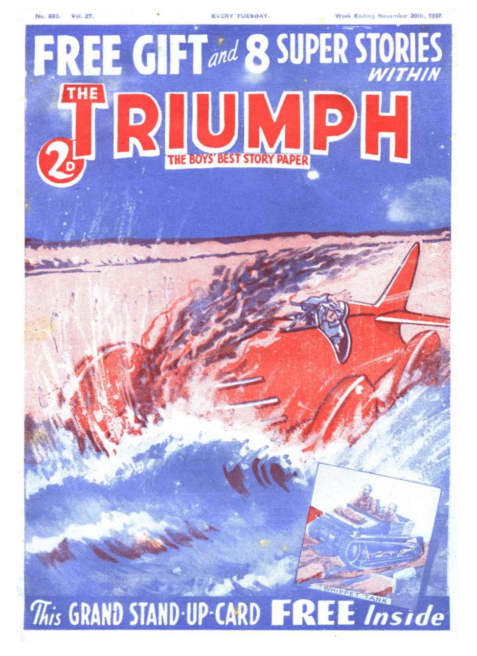 Comic Book Cover For The Triumph 683