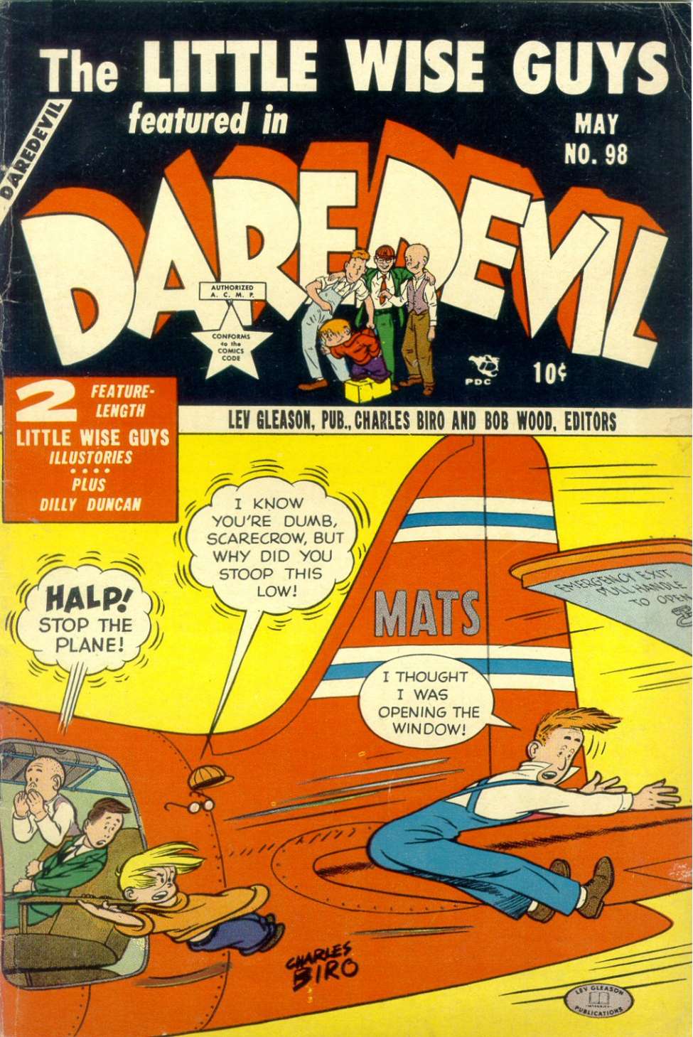 Comic Book Cover For Daredevil Comics 98
