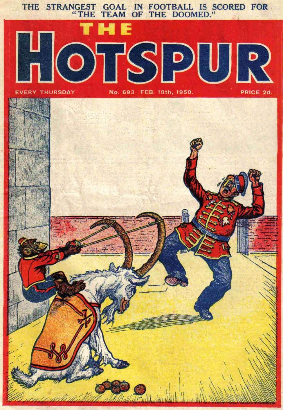 Comic Book Cover For The Hotspur 693