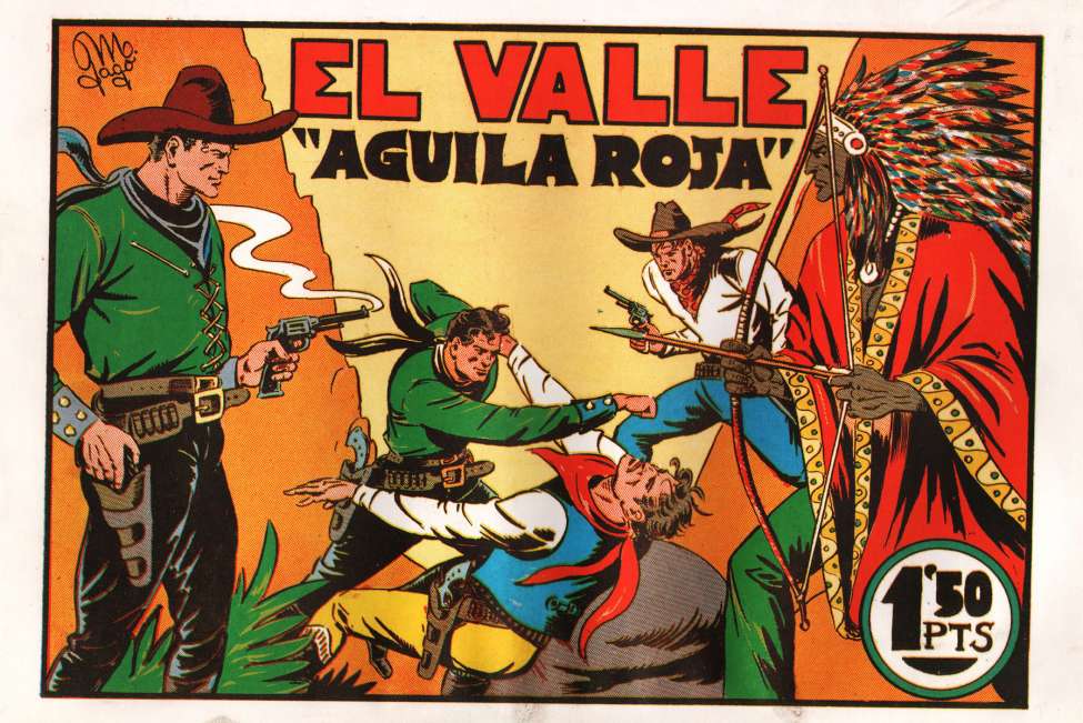 Comic Book Cover For Selección Grandes Películas 2 - El valle "Águila Roja"