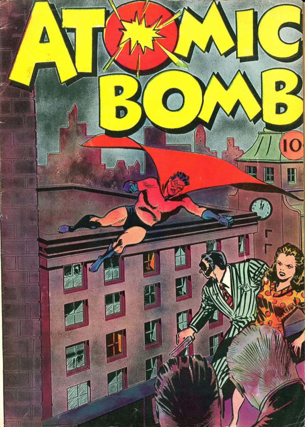 Comic Book Cover For Atomic Bomb Comics 1