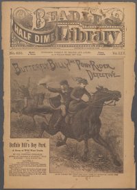 Large Thumbnail For Beadle's Half Dime Library 650 - Butterfly Billy, the Pony Rider Detective